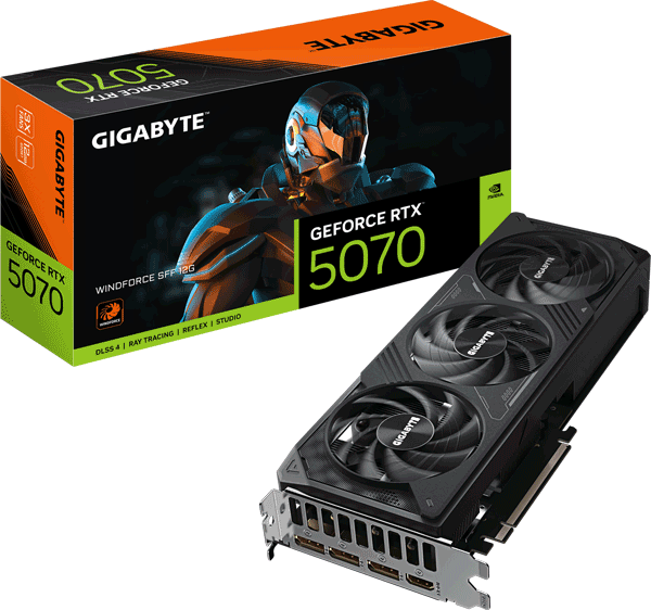Відеокарта Gigabyte GeForce RTX 5070 WINDFORCE SFF 12G (GV-N5070WF3-12GD)