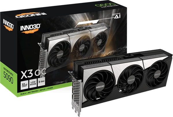 Відеокарта Inno3D GeForce RTX 5090 X3 OC (N50903-32D7X-17593928)