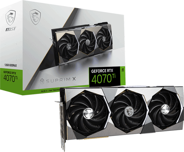 Відеокарта MSI GeForce RTX 4070 Ti (RTX 4070 Ti SUPRIM X 12G)