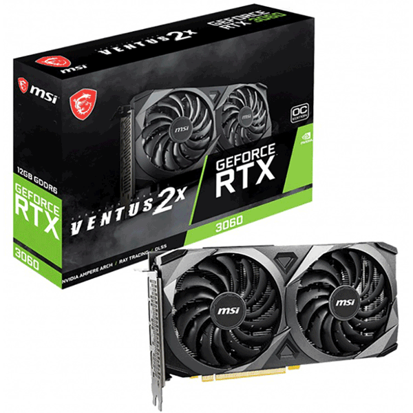 Відеокарта MSI GeForce RTX 3060 (RTX 3060 VENTUS 2X 12G OC)