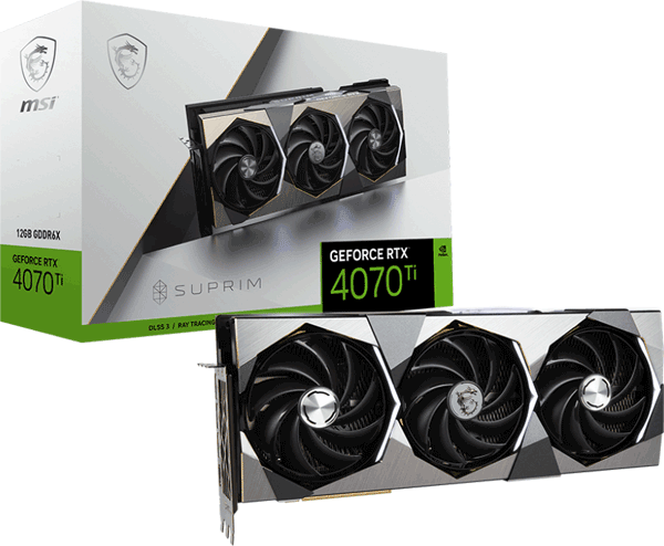 Відеокарта MSI GeForce RTX 4070 Ti (RTX 4070 Ti SUPRIM 12G)