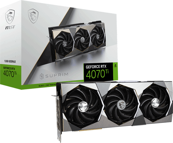 Відеокарта MSI GeForce RTX 4070 Ti (RTX 4070 Ti SUPRIM SE 12G)