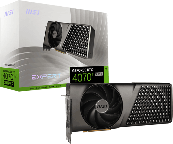 Відеокарта MSI GeForce RTX 4070 Ti SUPER (RTX 4070 Ti SUPER 16G EXPERT)