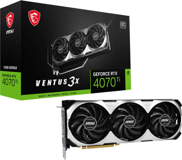 Відеокарта MSI GeForce RTX 4070 Ti (RTX 4070 Ti VENTUS 3X E 12G OC)