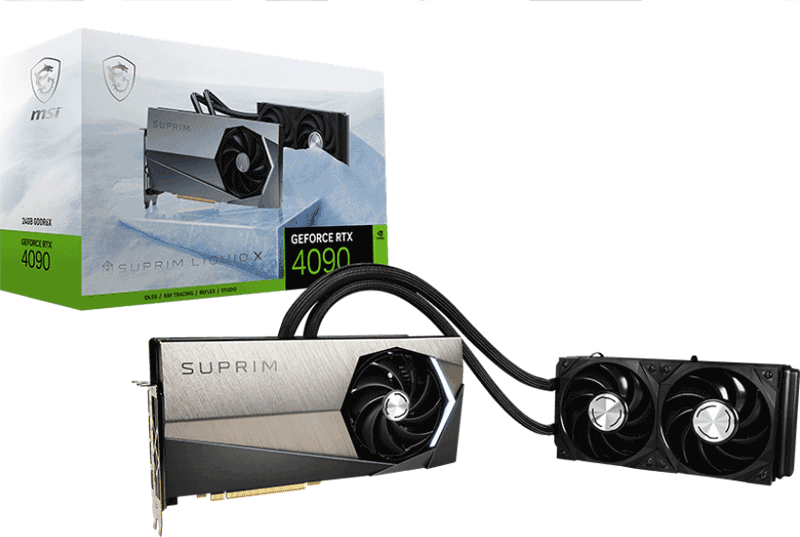 Відеокарта MSI GeForce RTX 4090 (RTX 4090 SUPRIM LIQUID X 24G)