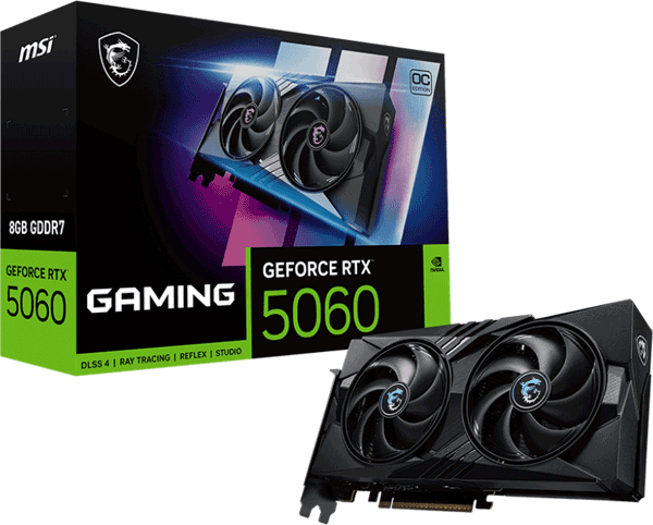 Відеокарта MSI GeForce RTX 5060 (RTX 5060 8G GAMING OC)