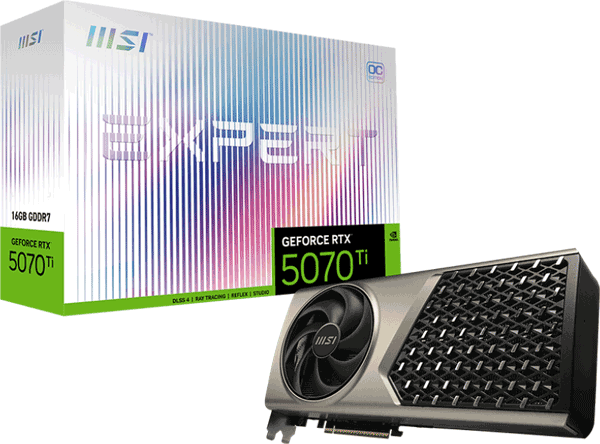 Відеокарта MSI GeForce RTX 5070 Ti (RTX 5070 Ti 16G EXPERT OC)