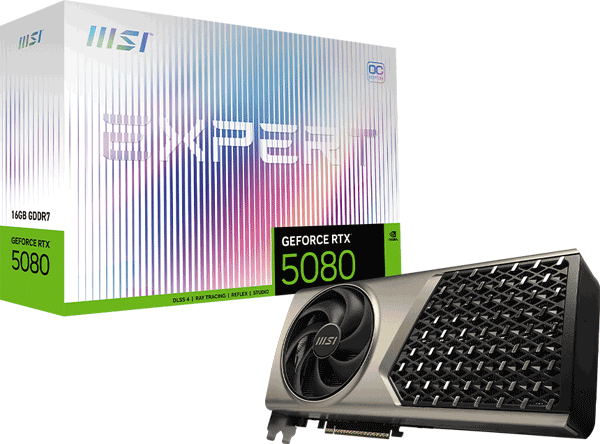 Відеокарта MSI GeForce RTX 5080 (RTX 5080 16G EXPERT OC)