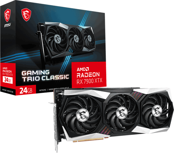 Відеокарта MSI Radeon RX 7900 XTX (RX 7900 XTX GAMING TRIO CLASSIC 24G)