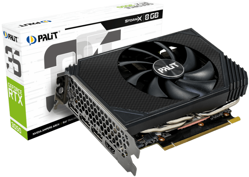 Відеокарта Palit GeForce RTX 3050 StormX (NE63050019P1-190AF)