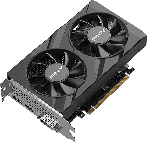Відеокарта PNY GeForce RTX 3050 6GB VERTO Dual Fan (VCG30506DFXPB1)