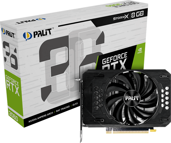Відеокарта Palit GeForce RTX 3060 StormX 8GB (NE63060019P1-190AF)