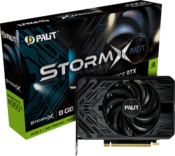 Відеокарта Palit GeForce RTX 4060 Ti StormX 8GB (NE6406T019P1-1060F)
