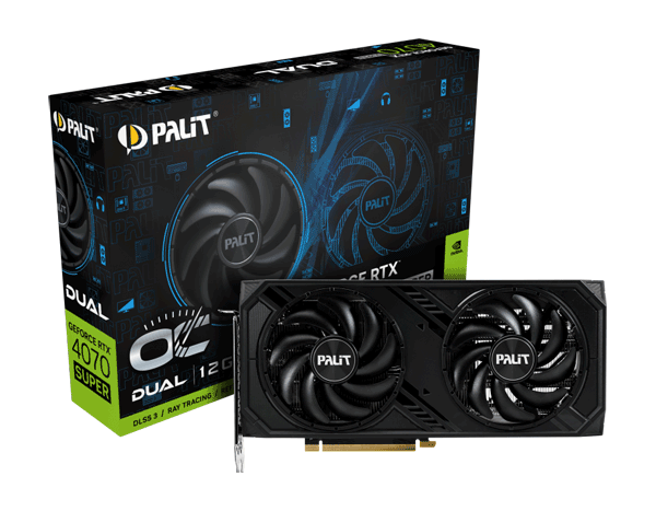 Відеокарта Palit GeForce RTX 4070 SUPER Dual OC (NED407SS19K9-1043D)