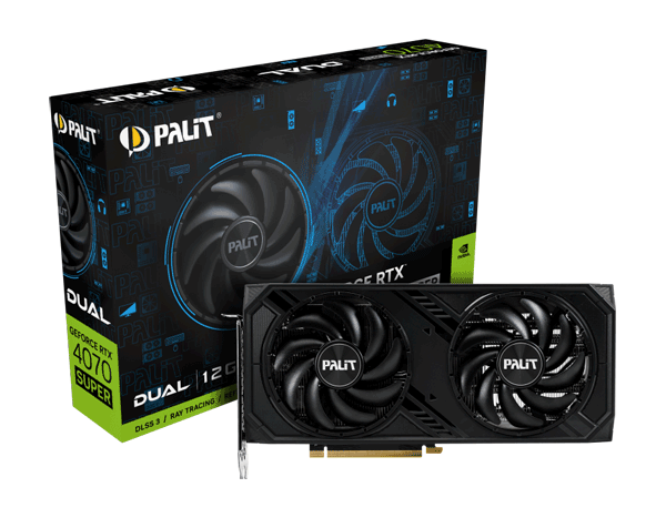 Відеокарта Palit GeForce RTX 4070 SUPER Dual (NED407S019K9-1043D)