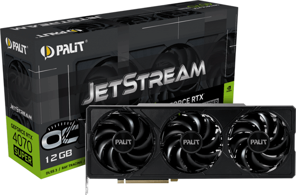 Відеокарта Palit GeForce RTX 4070 SUPER JetStream OC (NED407ST19K9-1043J)
