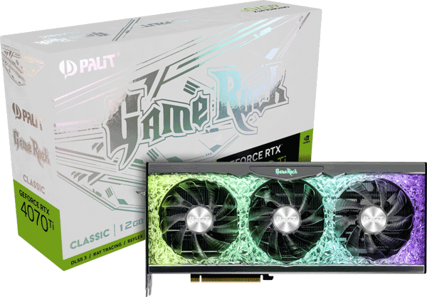 Відеокарта Palit GeForce RTX 4070 Ti GameRock Classic (NED407T019K9-1046G)