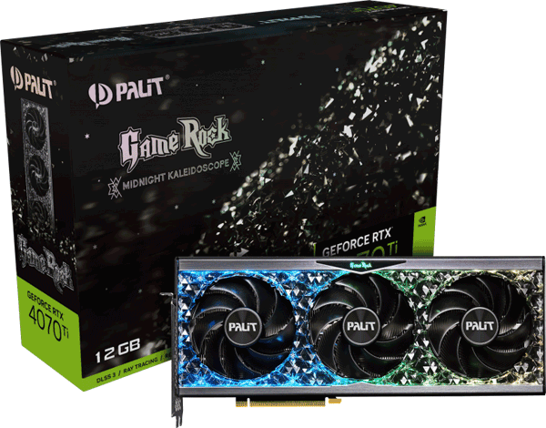 Відеокарта Palit GeForce RTX 4070 Ti GameRock (NED407T019K9-1045G)