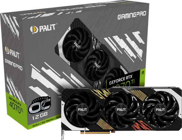 Відеокарта Palit GeForce RTX 4070 Ti GamingPro OC (NED407TT19K9-1043A)