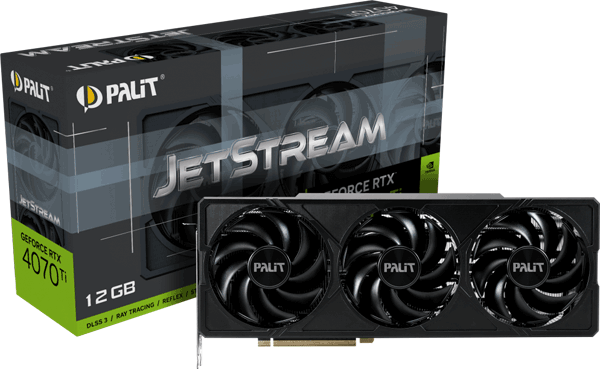 Відеокарта Palit GeForce RTX 4070 Ti JetStream (NED407T019K9-1043J)