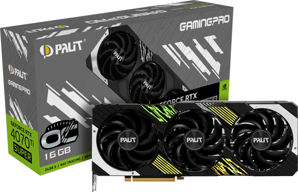 Відеокарта Palit GeForce RTX 4070 Ti SUPER GamingPro OC (NED47TSH19T2-1043A)