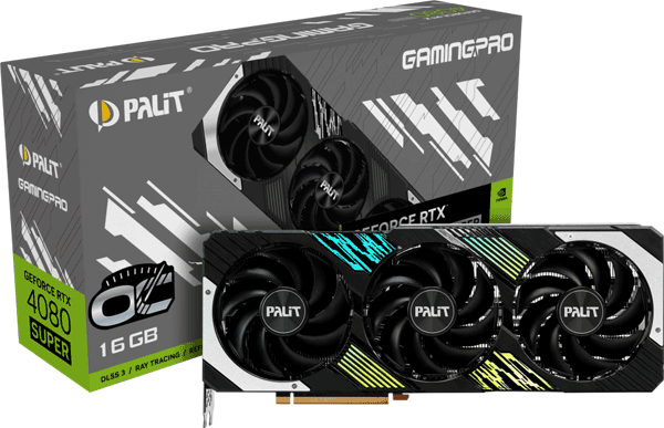 Відеокарта Palit GeForce RTX 4080 SUPER GamingPro OC 16GB (NED408ST19T2-1032A)