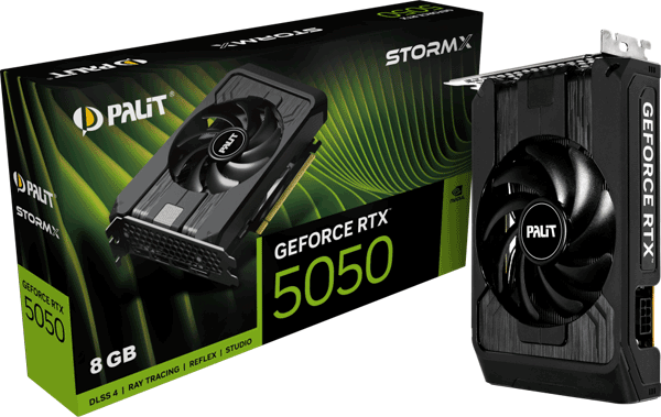Відеокарта Palit GeForce RTX 5050 StormX 8GB (NE65050019P1-GB2070F)