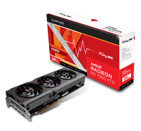 Відеокарта Sapphire PULSE AMD Radeon RX 7900 XTX 24GB (11322-02-20G)