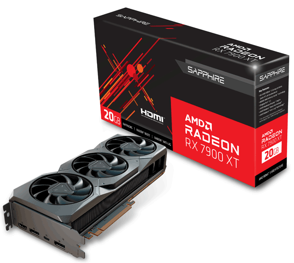 Відеокарта Sapphire Radeon RX 7900 XT 20GB (21323-01-20G)