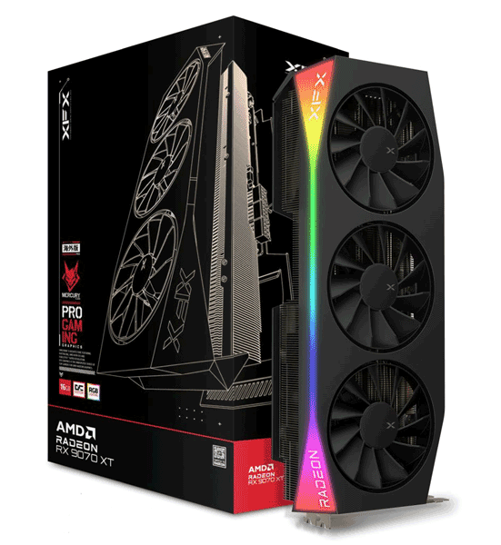 Відеокарта XFX Mercury AMD Radeon RX 9070XT OC Gaming Edition with RGB (RX-97TRGBBB9)