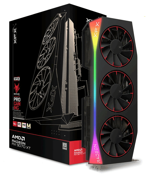 Відеокарта XFX Mercury AMD Radeon RX 9070XT OC Magnetic Air Edition RGB (RX-97TMARGB9) Відеокарта XFX Mercury AMD Radeon RX 9070XT OC Magnetic Air Edition RGB (RX-97TMARGB9)