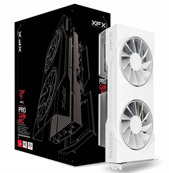 Відеокарта XFX Swift AMD Radeon RX 9060 XT OC White Gaming Edition 8GB (RX-96TSW8GWQ)