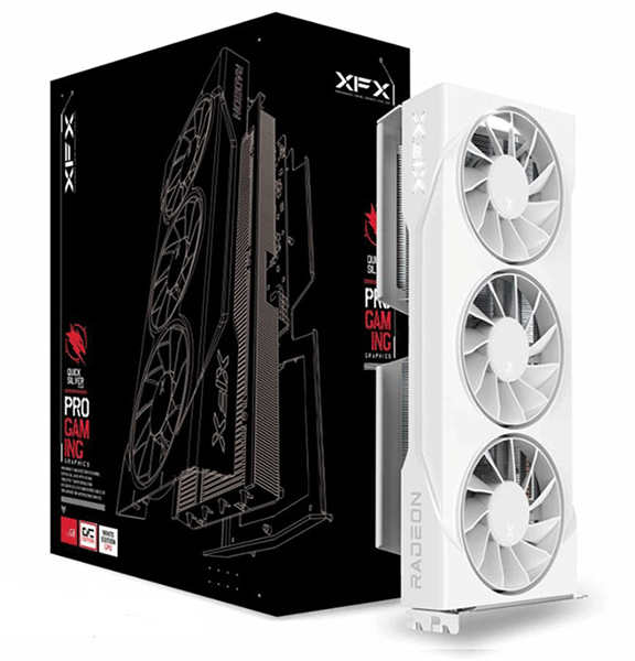 Відеокарта XFX Swift AMD Radeon RX 9060 XT OC White Triple Fan Gaming Edition 16GB (RX-96TS316W7)