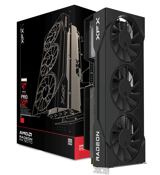 Відеокарта XFX Swift AMD Radeon RX 9070GRE Triple Fan Gaming Edition (RX-97GRE29B7) Відеокарта XFX Swift AMD Radeon RX 9070GRE Triple Fan Gaming Edition (RX-97GRE29B7)